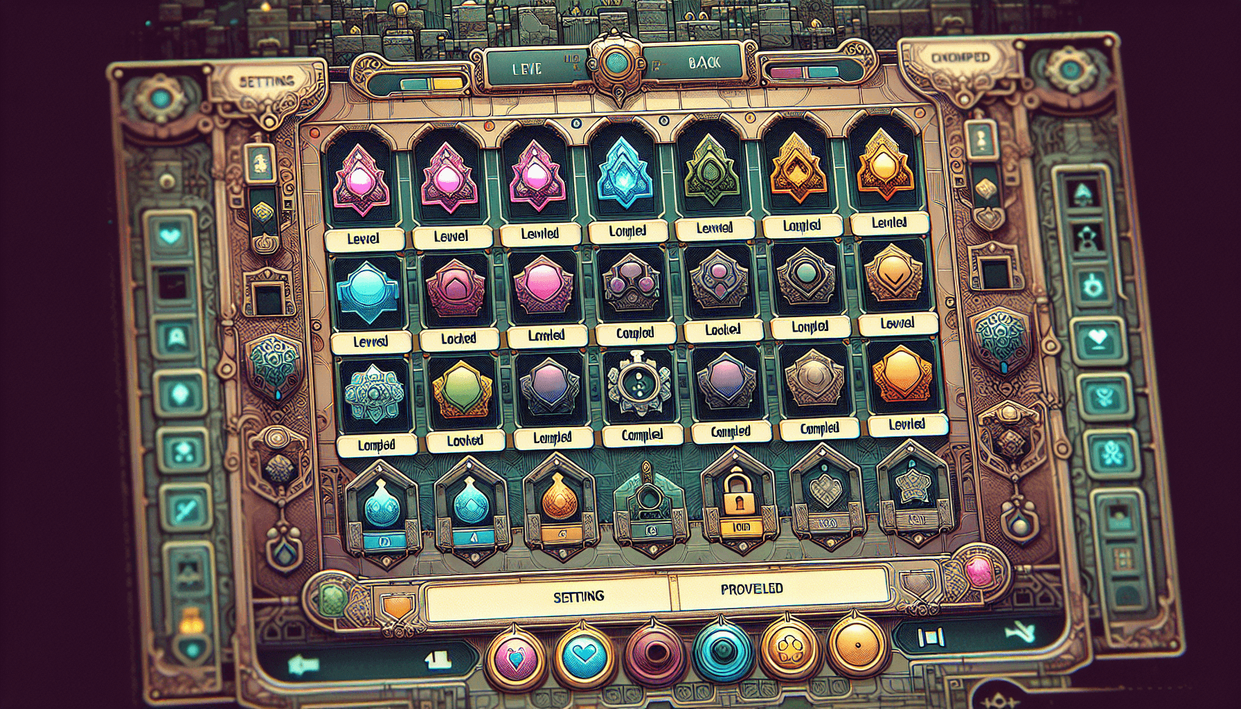 Game interface level selection